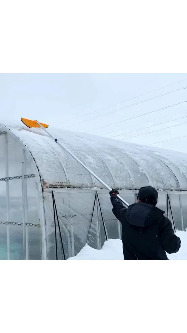 雪かき・除雪用品【PE雪ん子スコップ（ワンタッチ組立式）】 - 浅野